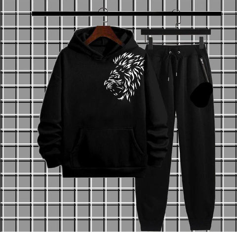 B lion Printed Tracksuit