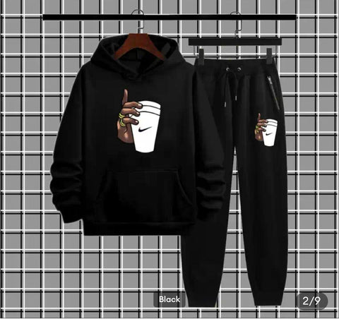 Cup  Printed Tracksuit For Mens & Boys