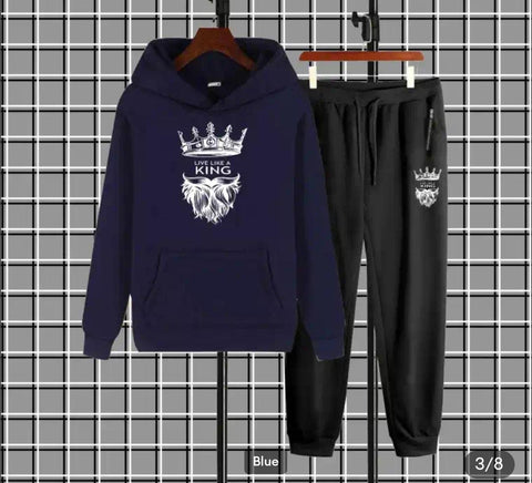 King Printed Tracksuit For Mens & Boys